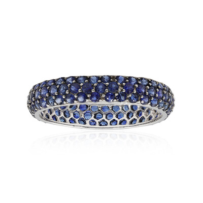 Bague en or et Saphir bleu (Estée Collection)