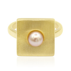 Bague en argent et Perle de culture d'eau douce