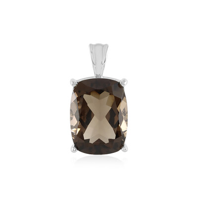 Pendentif en argent et Quartz fumé
