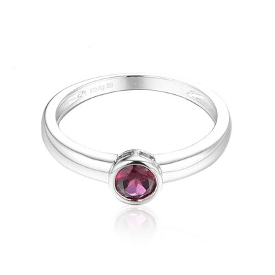 Bague en argent et Grenat de Tocantin