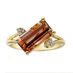 Bague en or et Tourmaline néon du Congo (CIRARI)