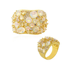Bague en argent et Opale Welo