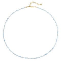 Collier en argent et Aigue-marine