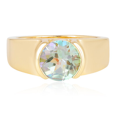 Bague en argent et Quartz lac de montagne