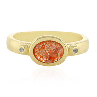 Bague en argent et Pierre du Soleil