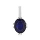 Pendentif en or et Saphir bleu de Madagascar