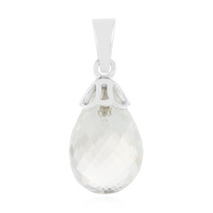 Pendentif en argent et Quartz blanc