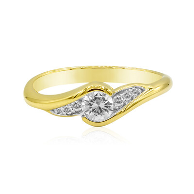 Bague en or et Diamant IF (D) (Annette)