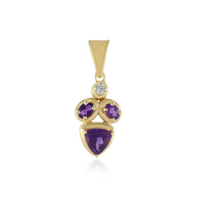 Pendentif en argent et Améthyste