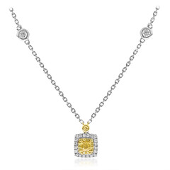 Collier en or et Diamant SI2 jaune (CIRARI)