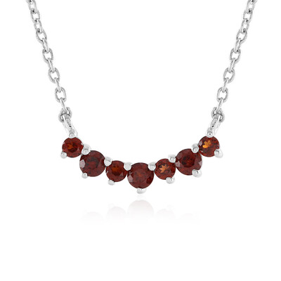 Collier en argent et Grenat d'Inde