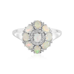 Bague en argent et Opale Welo