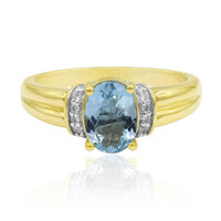 Bague en or et Aigue-marine de Medina