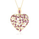 Collier en argent et Grenat Rhodolite