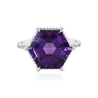 Bague en argent et Améthyste de Sibérie