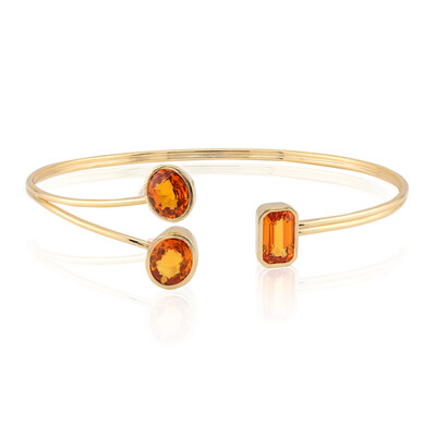 Bracelet en or et Saphir orange de Ban Ka Cha