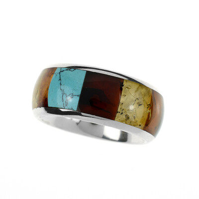 Bague en argent et Pierre fine (dagen)