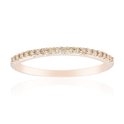 Bague en or et Diamant rose de France SI1 d'Argyle  (Annette)