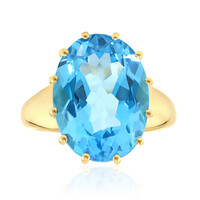 Bague en or et Topaze de Marambaia
