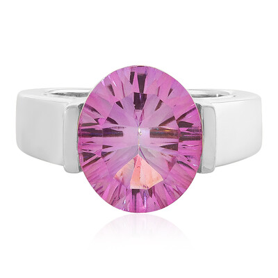 Bague en argent et Topaze jubilaire