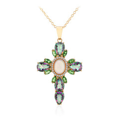 Collier en argent et Opale Welo