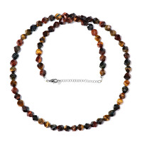Collier en argent et Œil de Tigre