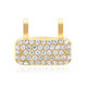Pendentif en argent et Zircon (MONOSONO COLLECTION)