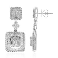 Boucles d'oreilles en or et Diamant SI2 (H) (CIRARI)