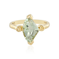 Bague en or et Améthyste verte (SUHANA)