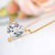 Collier en argent et Topaze blanche