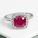 Bague en argent et Rubis de Bemainty