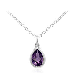 Collier en argent et Améthyste
