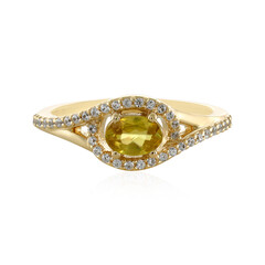 Bague en or et Sphène
