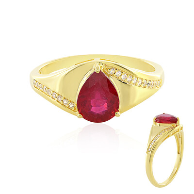 Bague en argent et Rubis de Bemainty