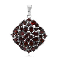 Pendentif en argent et Grenat du Mozambique