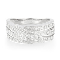 Bague en argent et Zircon