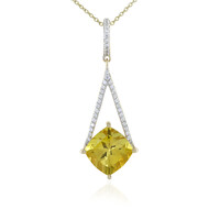 Collier en or et Apatite dorée