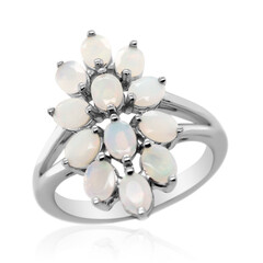 Bague en argent et Opale Welo