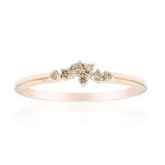 Bague en or et Diamant rose de France SI1 d'Argyle 