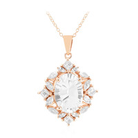 Collier en argent et Topaze blanche