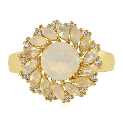 Bague en argent et Opale Welo