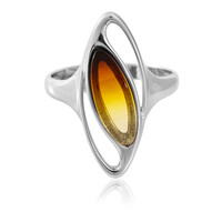 Bague en argent et Ambre baltique