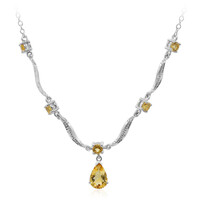 Collier en argent et Citrine