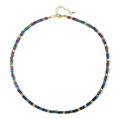 Collier en argent et Hématite mystique