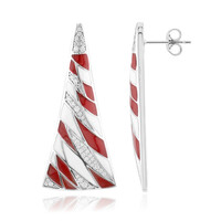 Boucles d'oreilles en argent et Zircon (SAELOCANA)
