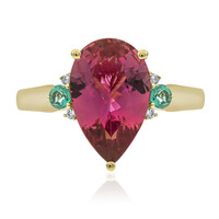 Bague en or et Tourmaline néon du Congo (AMAYANI)