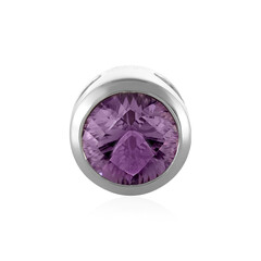 Pendentif en argent et Améthyste Rose de France