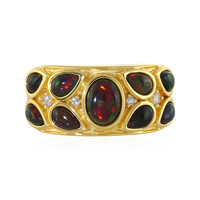 Bague en argent et Opale Mezezo