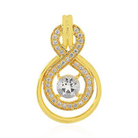 Pendentif en argent et Quartz blanc