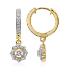 Boucles d'oreilles en or et Diamant SI1 (G)